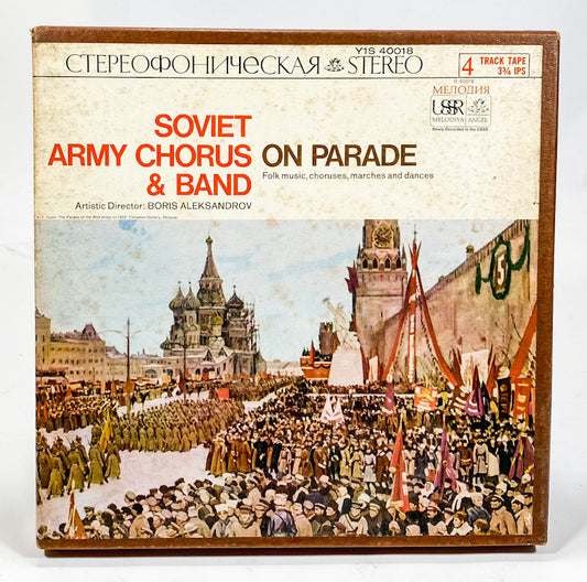 On Parade by The Soviet Army Chorus & Band Reel to Reel Tape Angel