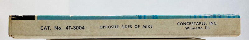 The Opposite Sides Of Mike by Mike Simpson Reel Tape 7 1/2 IPS Concertapes