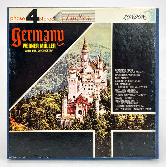 Werner Muller And His Orchestra Germany Reel to Reel Tape 7 1/2 IPS London