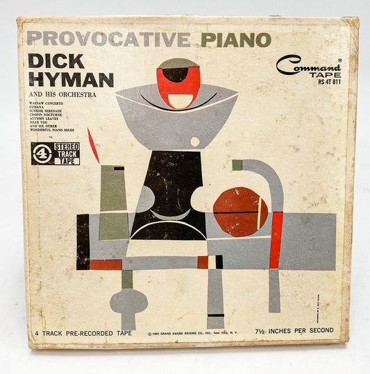 Provocative Piano Dick Hyman & His Orchestra Reel to Reel Tape 7 1/2 IPS Command