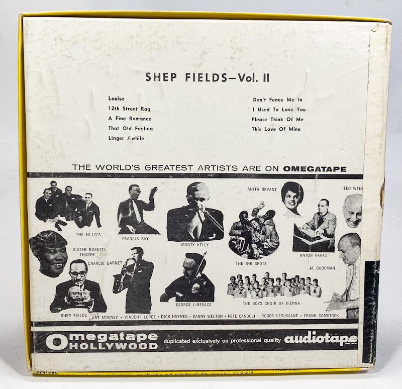At The Shamrock Hilton by Shep Fields Reel to Reel Tape 7 1/2 IPS Omega
