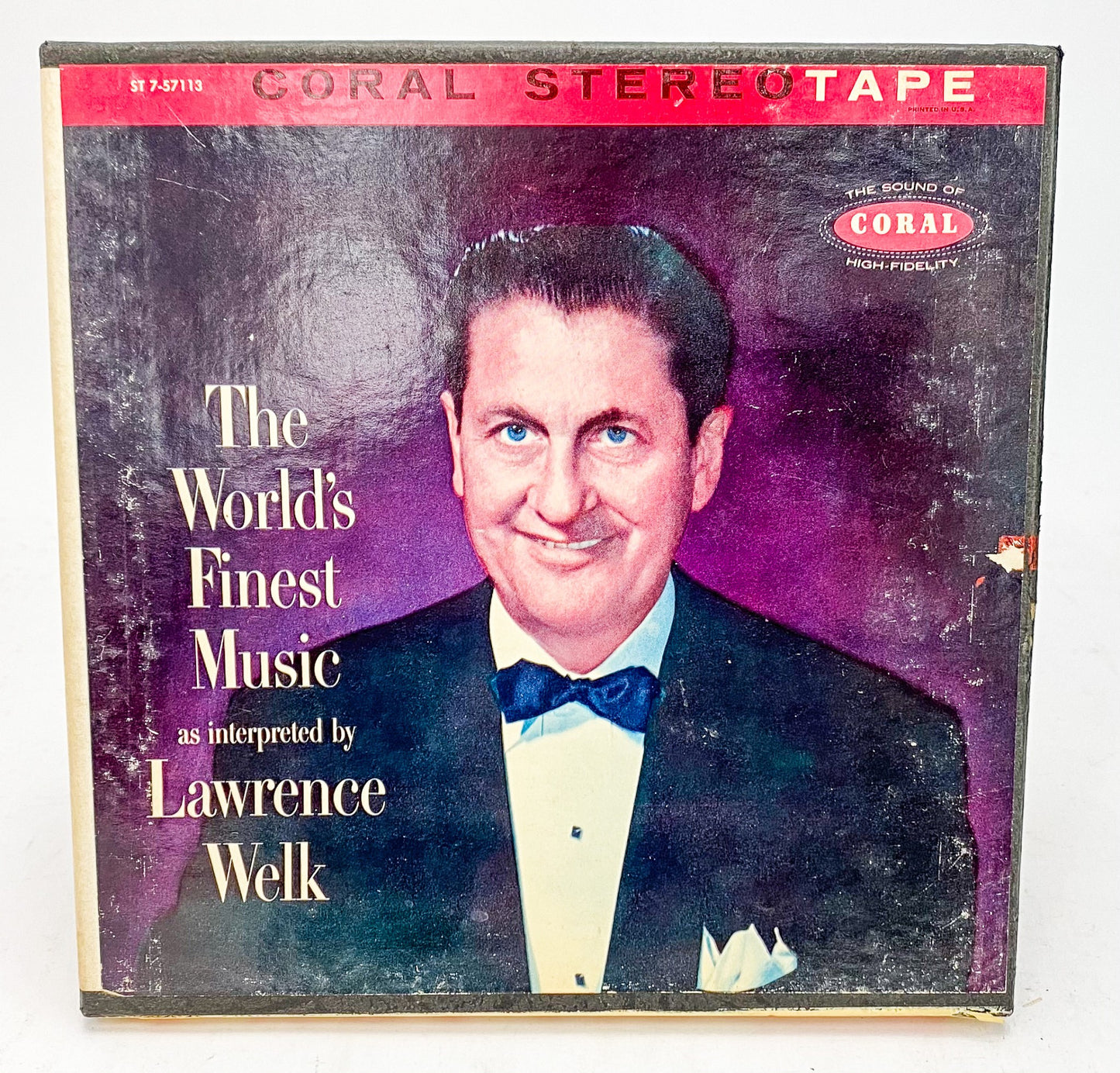 The World's Finest Music Lawrence Welk Reel to Reel Tape 7 1/2 IPS Coral