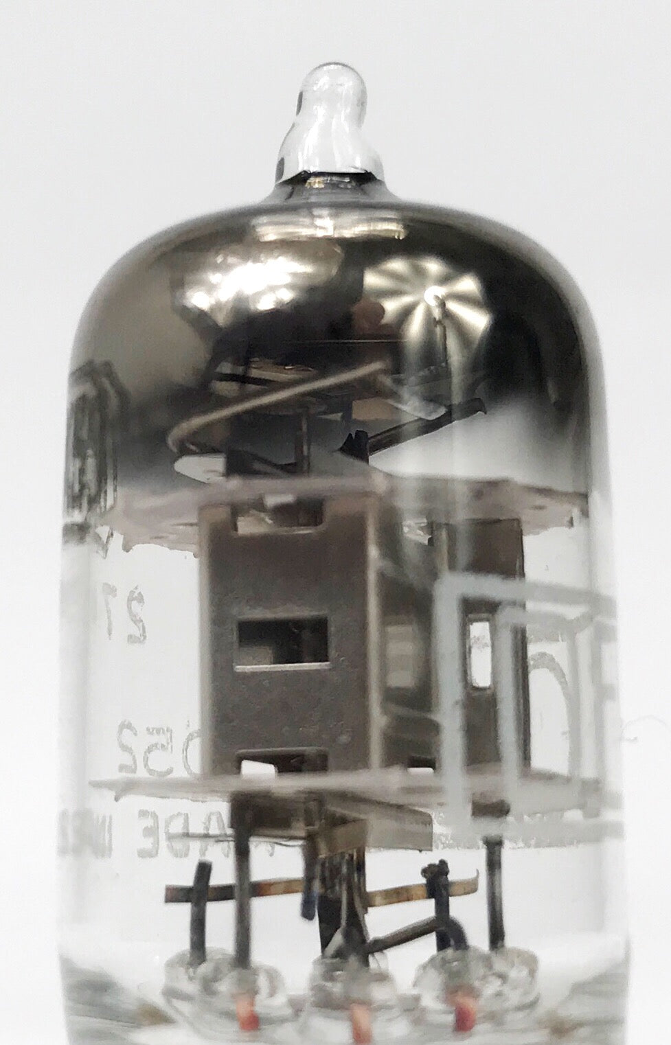 RCA for Delco 6AK5 Silver Plate Top D Getter Vacuum Tube