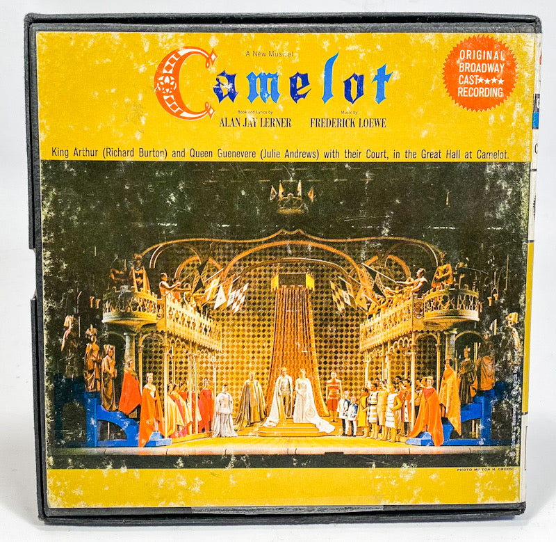 Camelot Original Broadway Cast Reel to Reel Tape 7 1/2 IPS Columbia