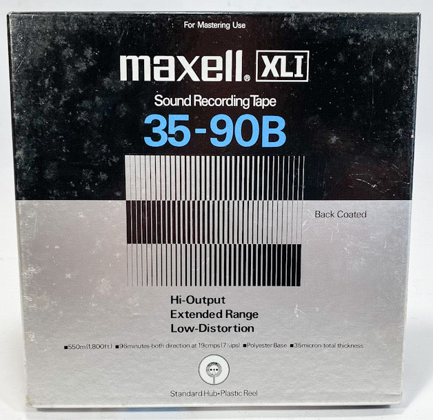 Maxell XLI Sound Recording Tape 35-90B 1800 ft 7" Reel To Reel Professional