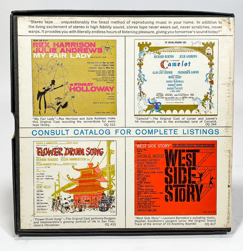 West Side Story Original Soundtrack Reel to Reel Tape 7 1/2 IPS Columbia