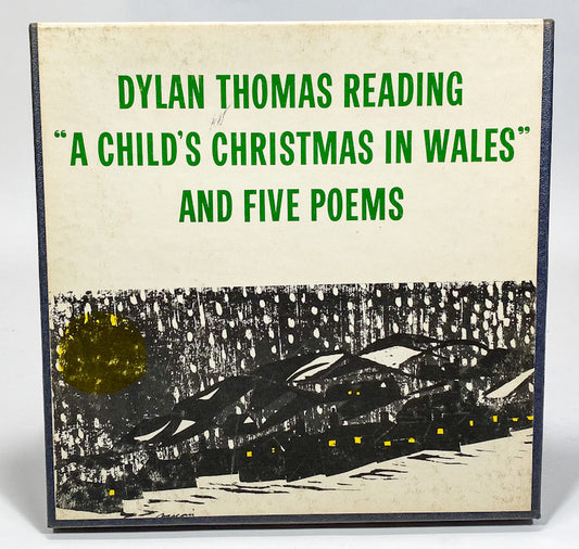 A Child's Christmas In Wales Dylan Thomas Reel to Reel Tape 3 3/4 IPS Caedmon