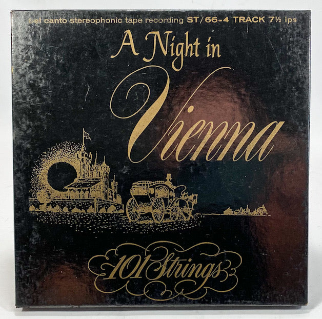 A Night In Vienna by 101 Strings Reel to Reel Tape 7 1/2 IPS Bel Canto