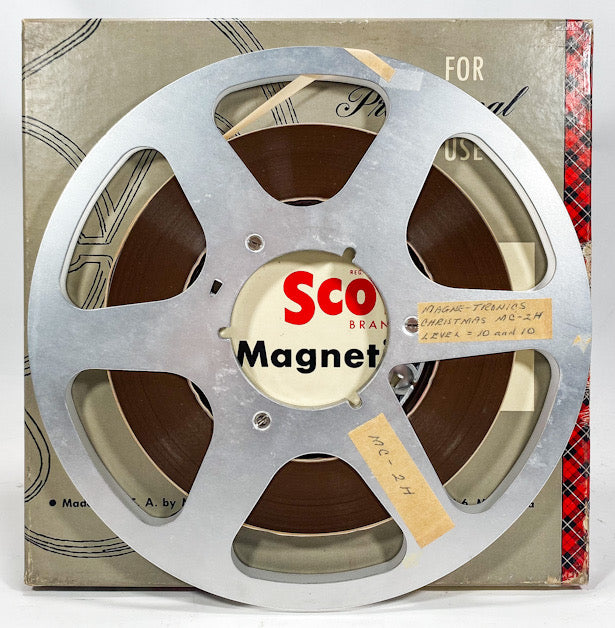 Christmas Special Master 10 1/2" Scotch Reel to Reel Tape Magne-Tronics MC-2H