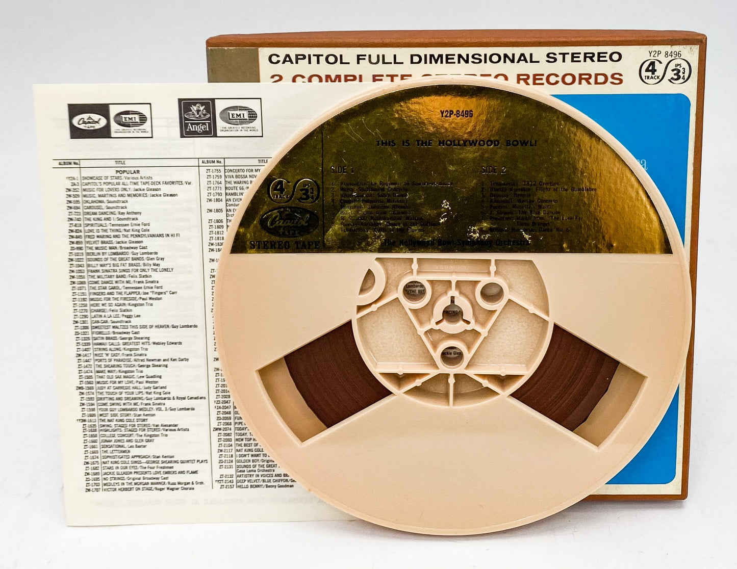 This Is the Hollywood Bowl Reel to Reel Tape 3 3/4 IPS Capitol