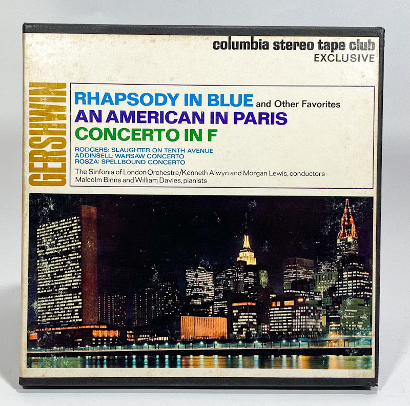 Rhapsody In Blue And Other Favorites Reel to Reel Tape 3 3/4 IPS Columbia