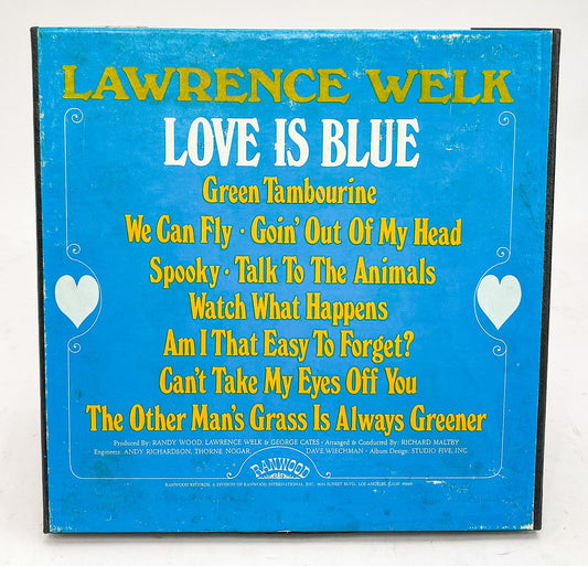 Love Is Blue Lawrence Welk Reel to Reel Tape 7 1/2 IPS Ranwood