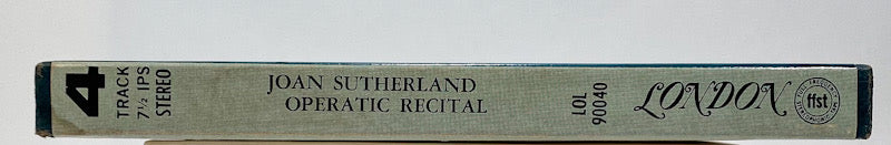 Joan Sutherland Operatic Recital Nello Santi Reel to Reel Tape 7 1/2 IPS London