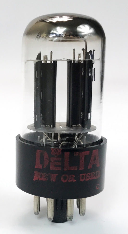 Delta 6SN7GTB Black Plate "O" Getter Balanced Vacuum Tube