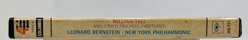 William Tell And Other Favorites Bernstein Reel to Reel Tape 7 1/2 IPS Columbia