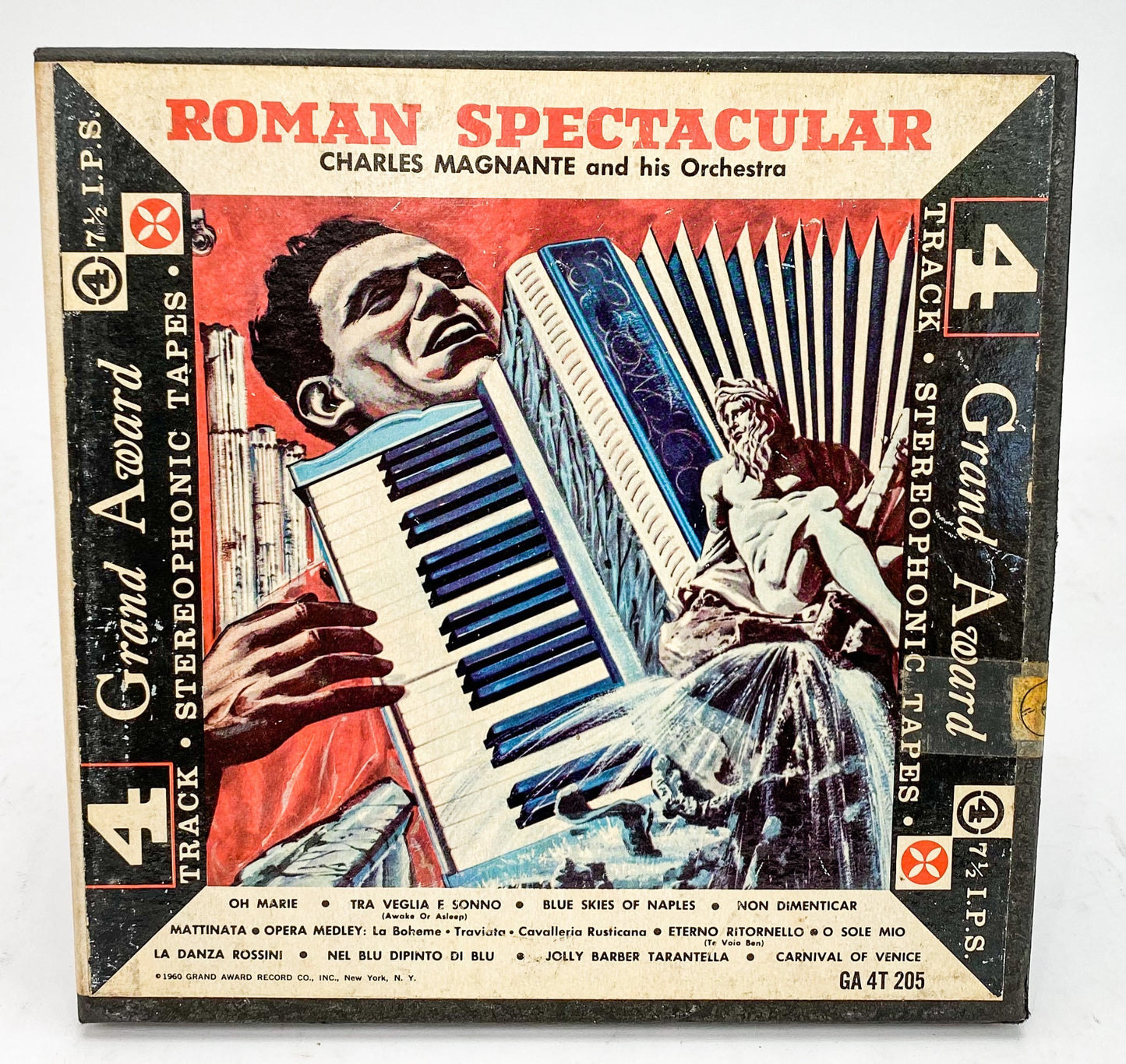 Roman Spectacular Charles Magnante Reel to Reel Tape 7 1/2 IPS Grand Award