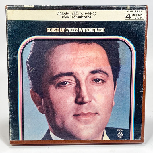 Close-Up Fritz Wunderlich Reel to Reel Tape 3 3/4 IPS Angel