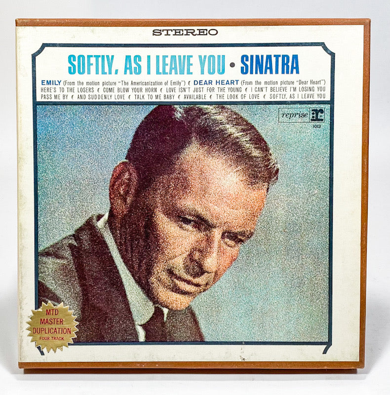 Softly, As I Leave You by Frank Sinatra Reel to Reel Tape 7 1/2 IPS Reprise