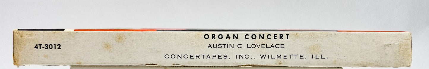 Organ Concert Austin C. Lovelace Reel to Reel Tape 7 1/2 IPS Concertape Bach