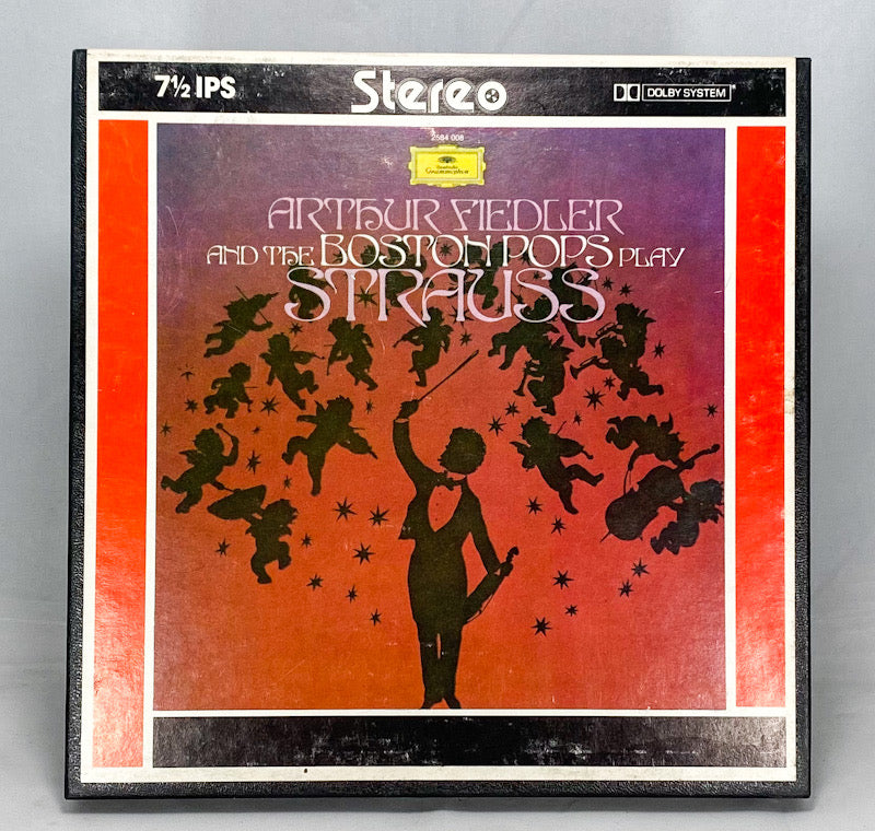 Arthur Fiedler And The Boston Pops Play Strauss Reel to Reel Tape 7.5 IPS Dolby