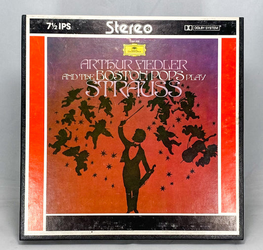 Arthur Fiedler And The Boston Pops Play Strauss Reel to Reel Tape 7.5 IPS Dolby