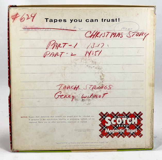 Christmas Story Torch Strings by Gerry Wilmot Master 10.5" Reel to Reel Tape 624