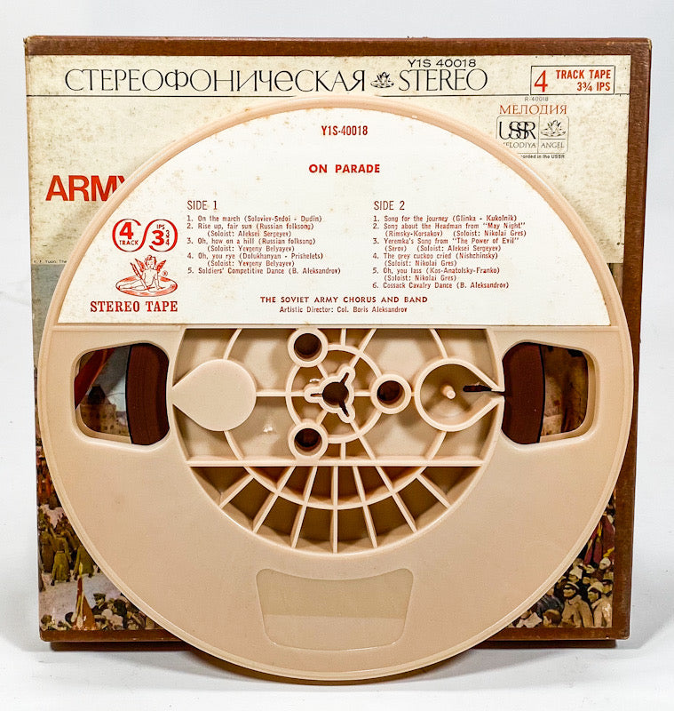 On Parade by The Soviet Army Chorus & Band Reel to Reel Tape Angel