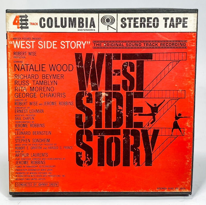 West Side Story Original Soundtrack Reel to Reel Tape 7 1/2 IPS Columbia