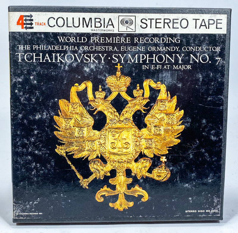 Tchaikovsky Symphony No 7 by Eugene Ormandy Reel to Reel Tape 7 1/2 IPS Columbia