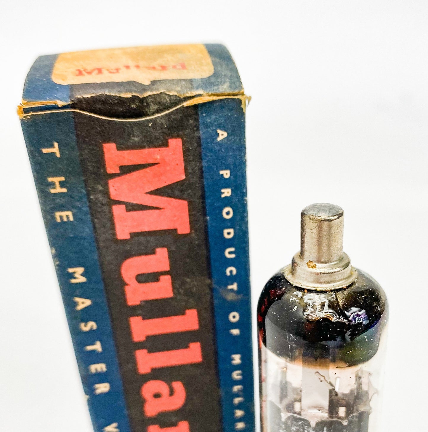 Mullard PY81 Grey Plate Halo Getter Vacuum Tube New In Box