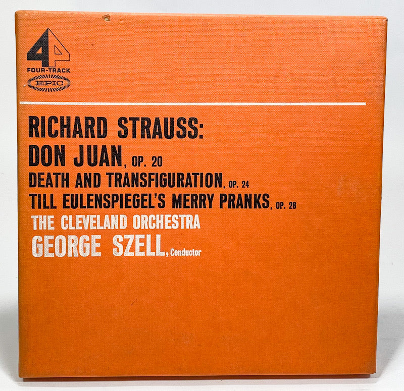 Richard Strauss Don Juan George Szell Reel to Reel Tape 7 1/2 IPS Epic