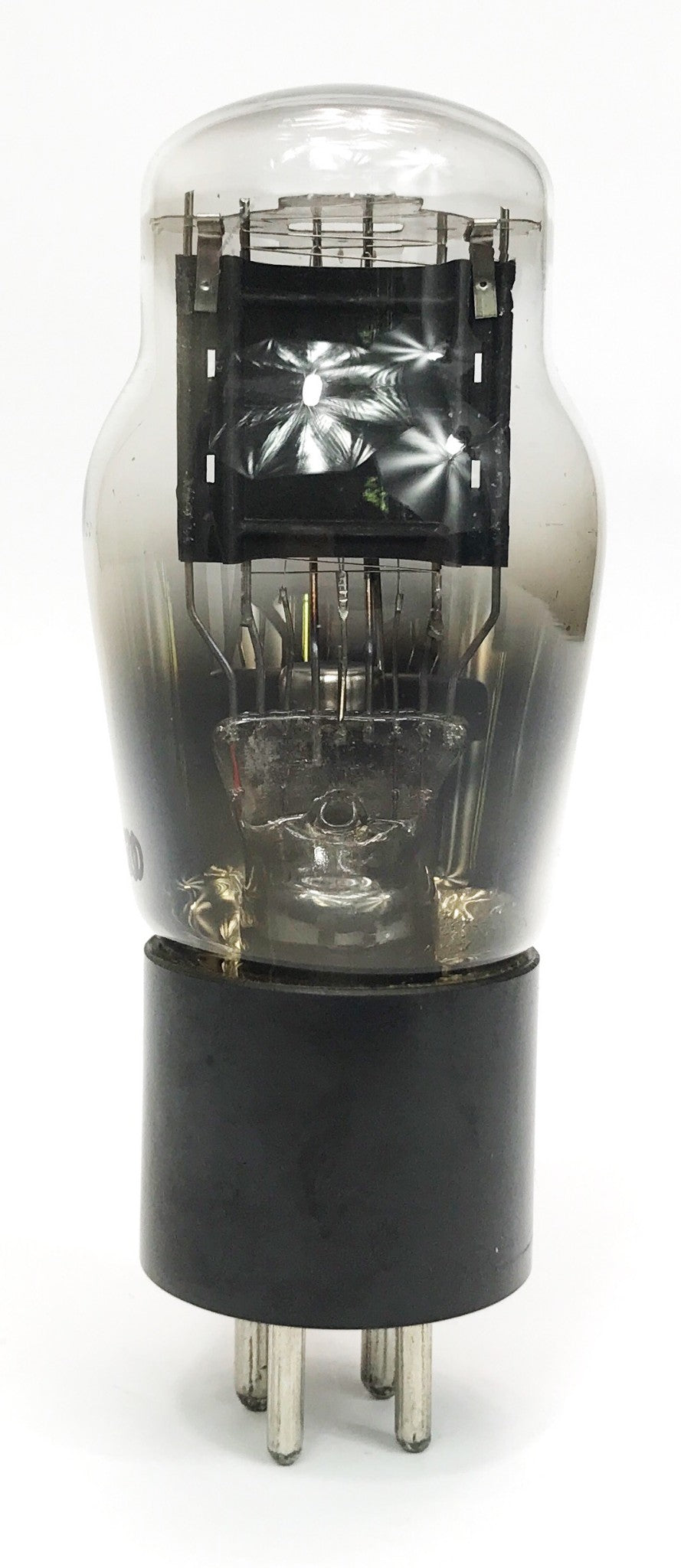 Philco 45 Ribbed Black Plate Bottle Getter Vacuum Tube