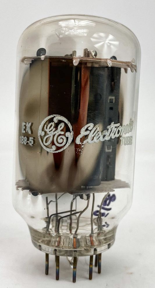 GE 22KV6A Grey Plate Dual O Getter Vacuum Tube W. Germany