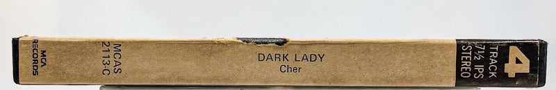 Dark Lady by Cher Reel to Reel Tape 7 1/2 IPS MCA