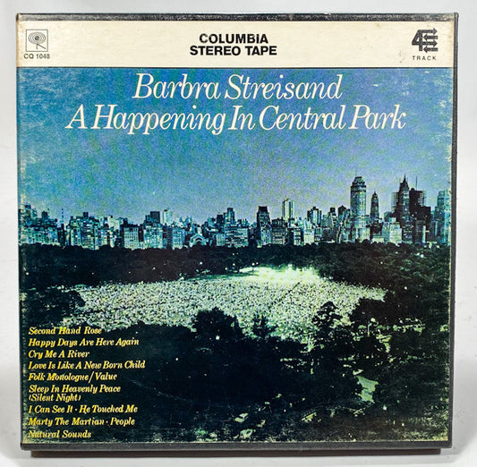 A Happening In Central Park Barbra Streisand Reel to Reel Tape 7.5 IPS Columbia