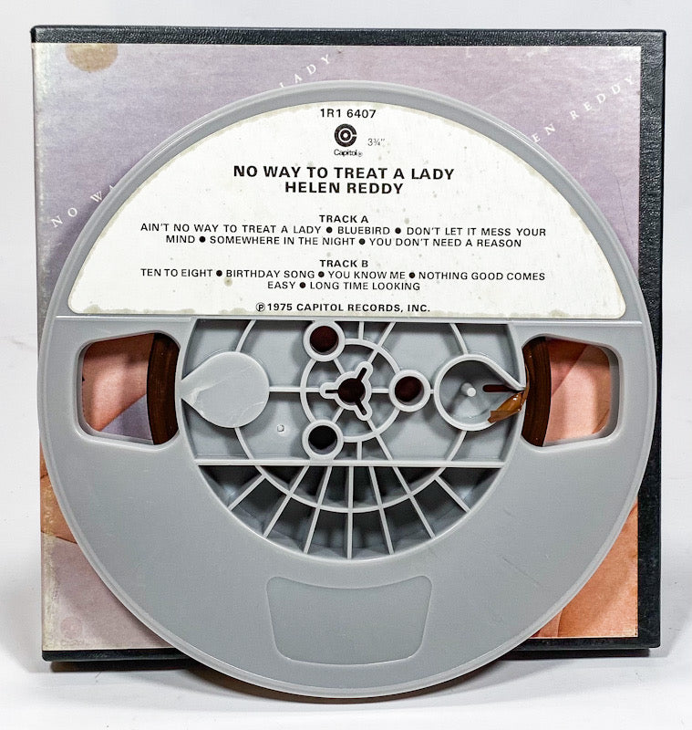 No Way To Treat A Lady by Helen Reddy Reel to Reel Tape 3 3/4 IPS Capitol