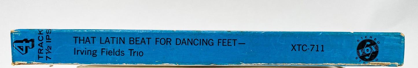 That Latin Beat For Dancing Feet Irving Fields Trio Reel to Reel Tape 7.5" Vox