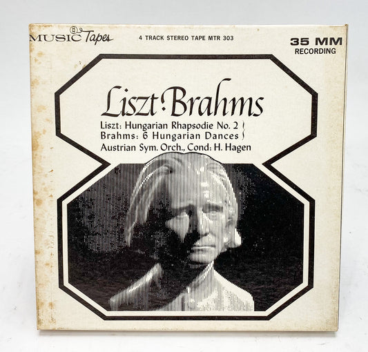 Liszt Brahms Austrian Symphony Orchestra Reel to Reel Tape 7 1/2 IPS MusicTape