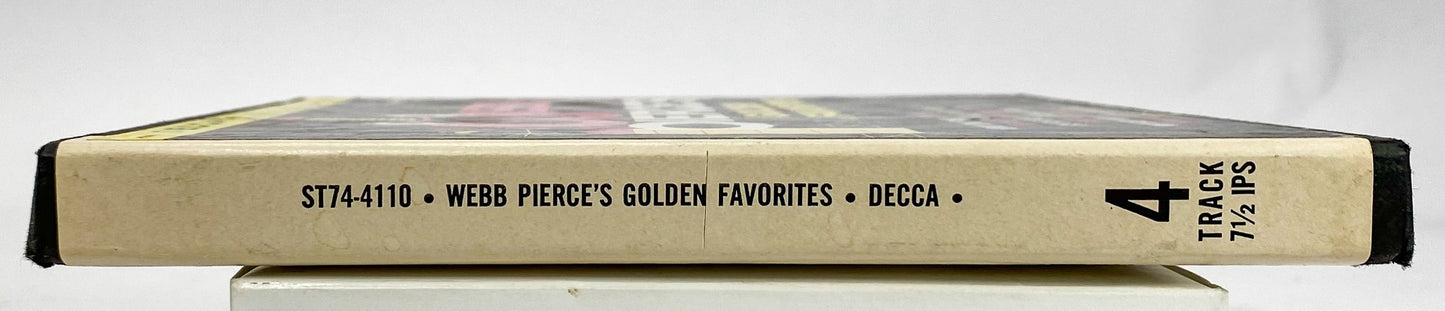 Webb Pierce Golden Favorites Reel to Reel Tape 4 Track Stereo 7 1/2 IPS