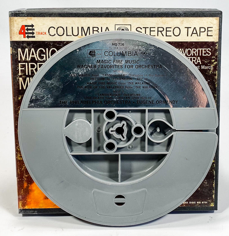 Magic Fire Music Wagner Favorites by Eugene Ormandy Reel Tape 7 1/2 IPS Columbia