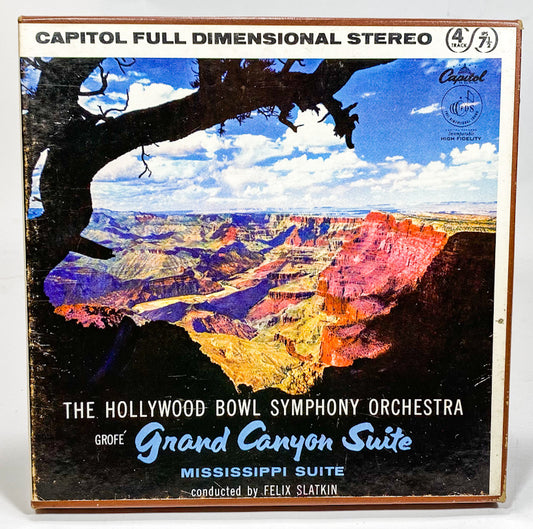 Grofe Grand Canyon Mississippi Suite by Slatkin Reel Tape 7 1/2 IPS Capitol