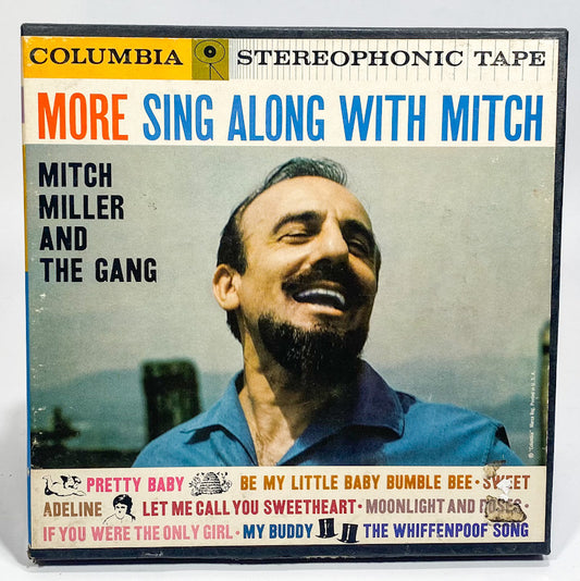 More Sing Along With Mitch Miller Reel to Reel Tape 7 1/2 IPS Columbia Two Track