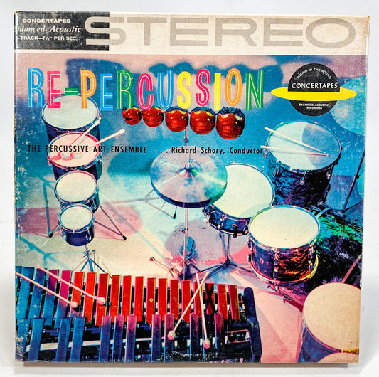 Re-Percussion The Percussive Art Ensemble Schory Reel to Reel Tape Concertape