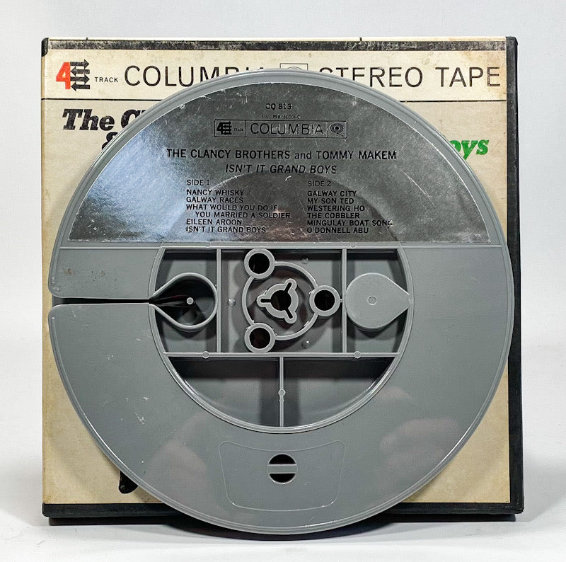 Isn't It Grand Boys by The Clancy Brothers & Tommy Makem Reel Tape 7.5" Columbia