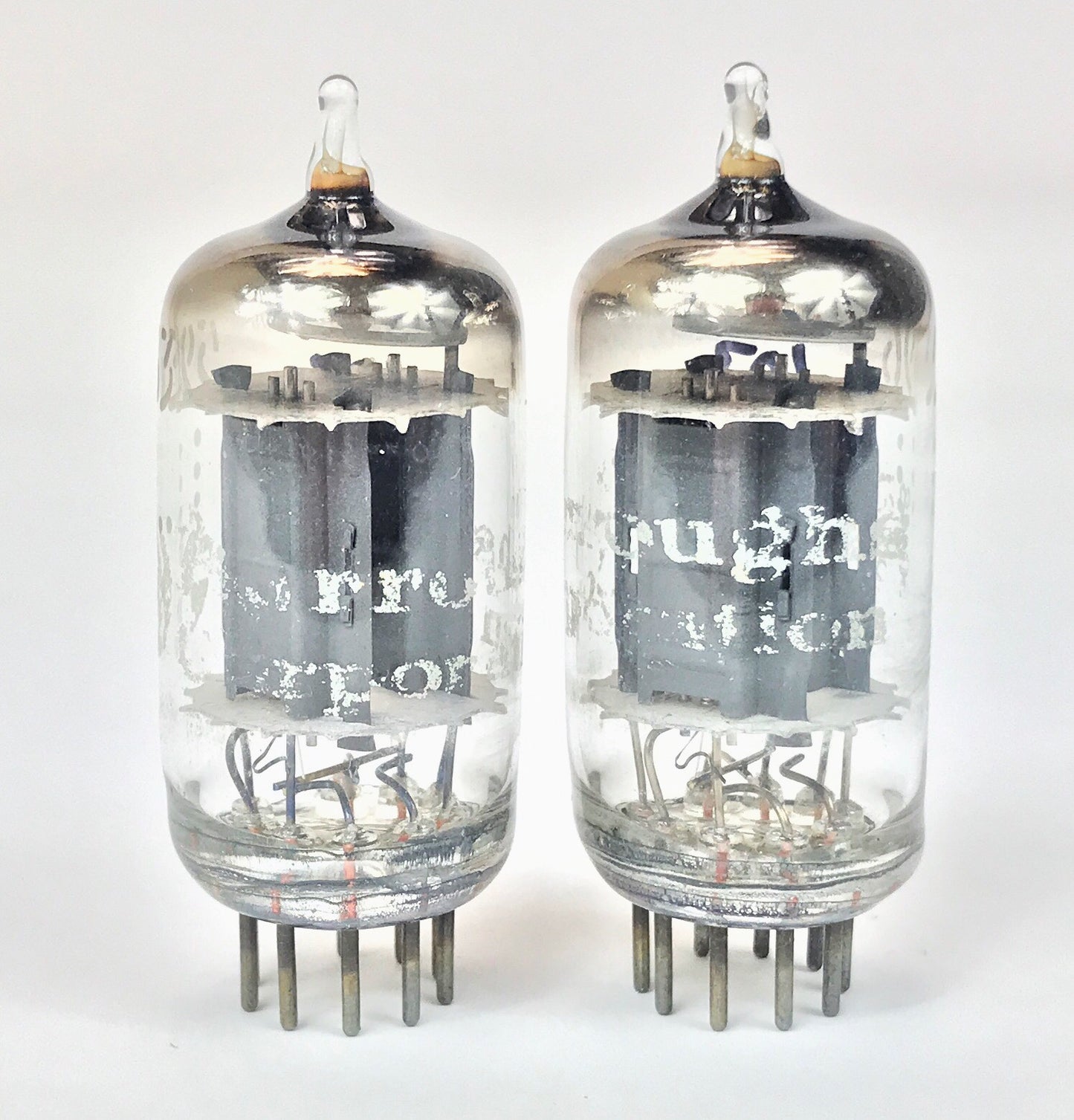 Burroughs 5963 Grey Plate O Getter Balanced and Matched Amplifier Vacuum Tubes