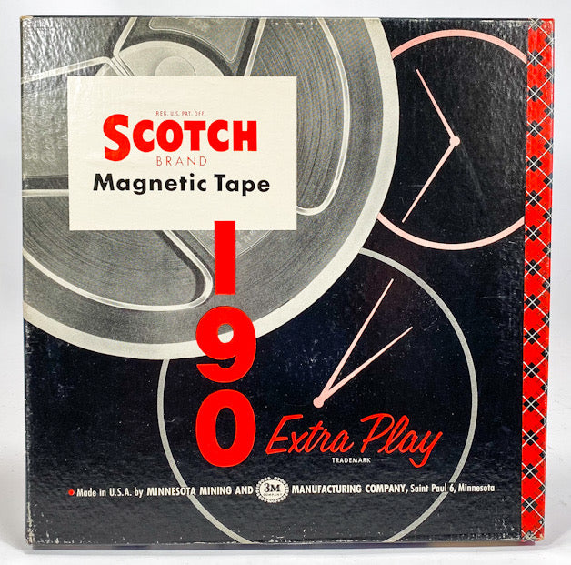 Edolite June 24 1959 Master 10 1/2" Reel to Reel Tape #142807 552 553 554