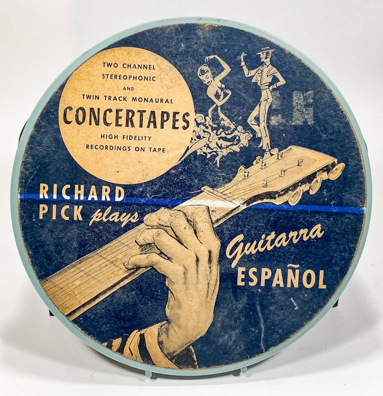 Guitarra Espagnol by Richard Pick Reel Tape 7.5 IPS Concertapes Two Track