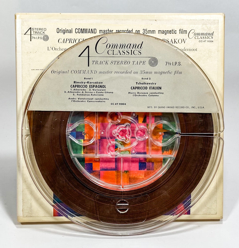 Capriccio Espagnol Capriccio Italien Reel to Reel Tape 7 1/2 IPS Command