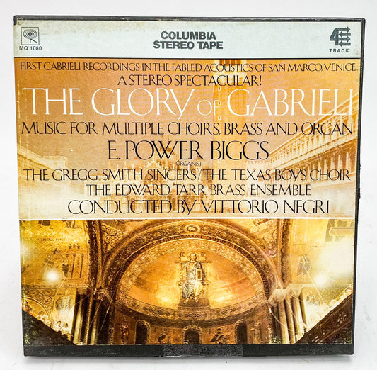 The Glory Of Gabrieli E Power Biggs Negri Reel to Reel Tape 7 1/2 IPS Columbia