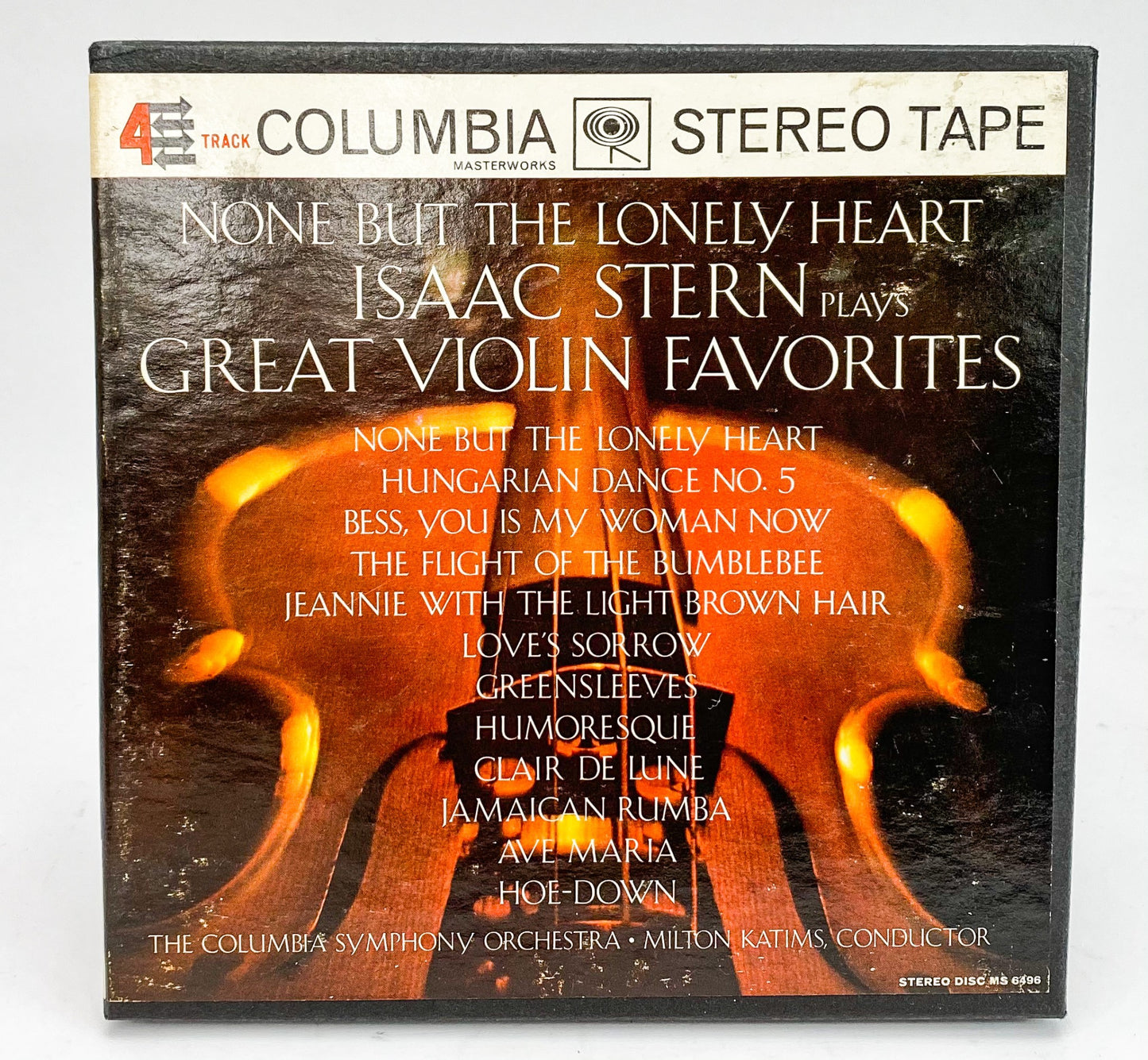 Isaac Stern None But The Lonely Heart Reel to Reel Tape 7 1/2 IPS Columbia